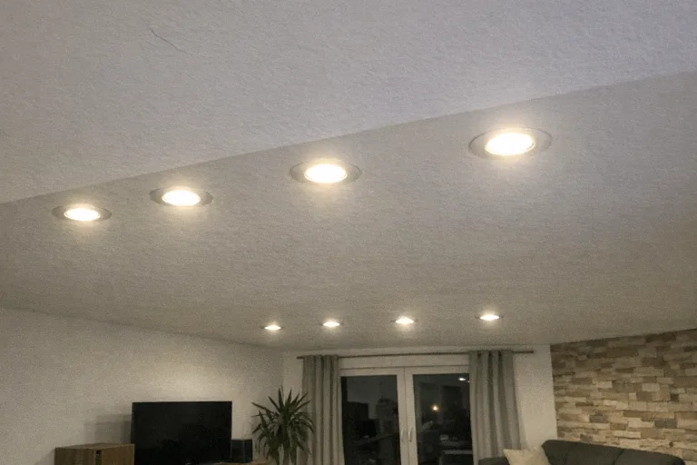Installation eines modernen Beleuchtungskonzepts