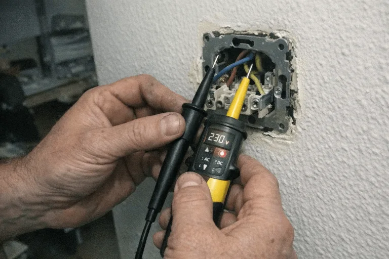 Präzise Messung der Spannung vor der Demontage