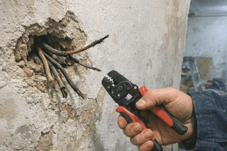 Erneuerung der Kabel im Altbau